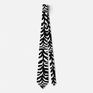 Zebra stripes tie