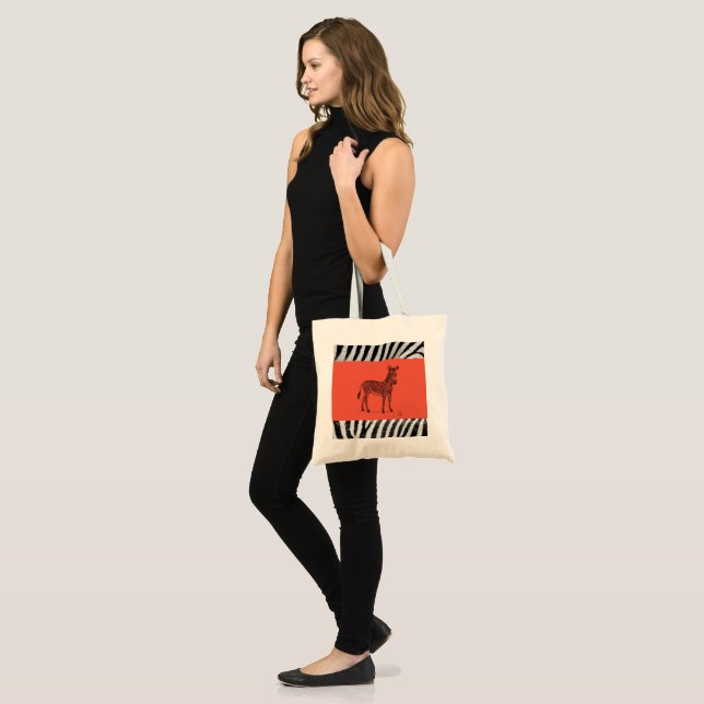 Zebra Stripes  Tote Bag (Front (Model))