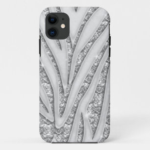 Zebra Stripes White Diamond iPhone 5 Case