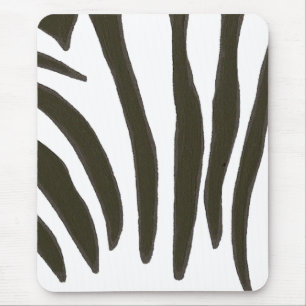 Zebra Stripes, wildlife art mousepads
