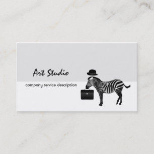 Zebra Stylish Business Card