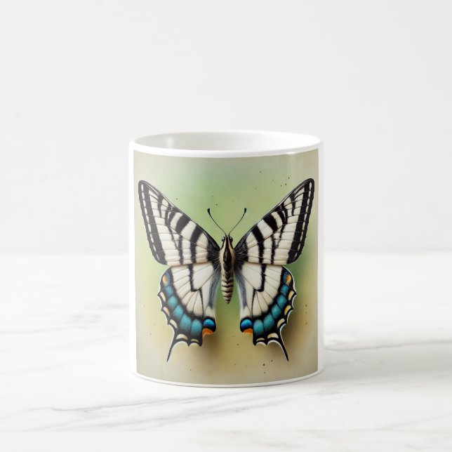 Zebra Swallowtail Butterfly 180624IREF104 - Waterc Coffee Mug (Center)