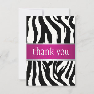 Zebra Sweet Sixteen Invitation