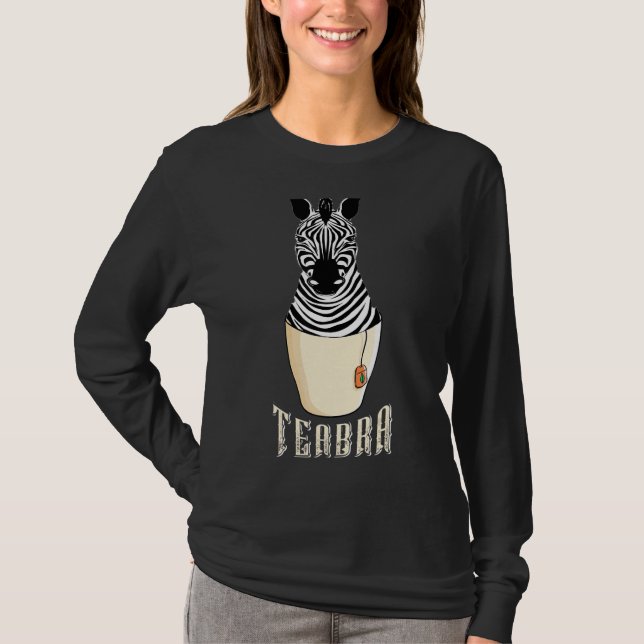 Zebra Tea T-Shirt (Front)
