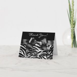 Zebra Thank You Cards