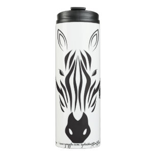 "Zebra " Thermal Tumbler