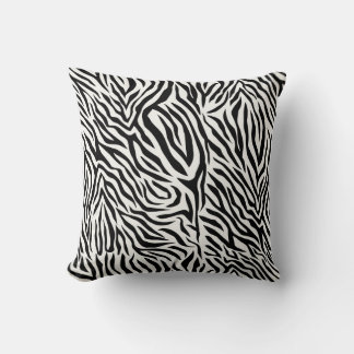 Zebra Throw Pillow 16" x 16"