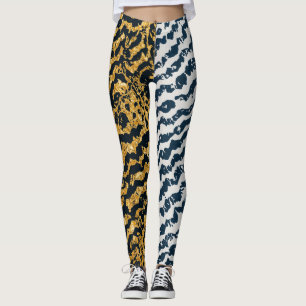 Zebra tiger rock !  leggings