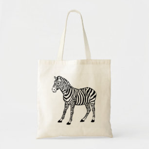 zebra tote bag