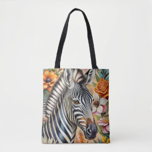 Zebra Tote Bag