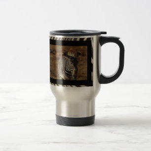 Zebra Travel Coffee Mug