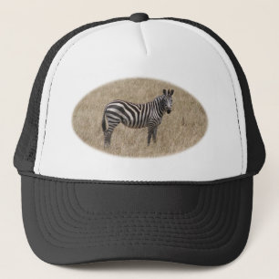 zebra trucker hat