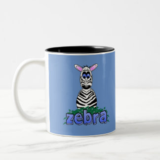ZEBRA Two-Tone COFFEE MUG