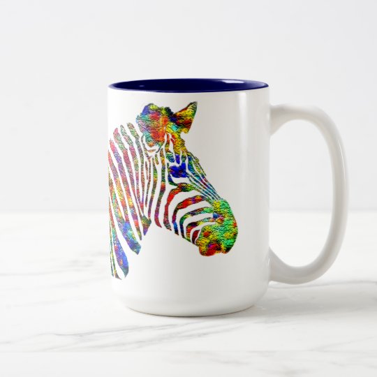 ZEBRA Two-Tone COFFEE MUG
