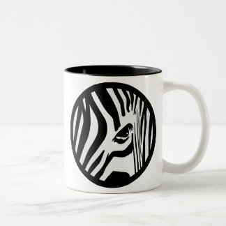 Zebra Two-Tone Coffee Mug