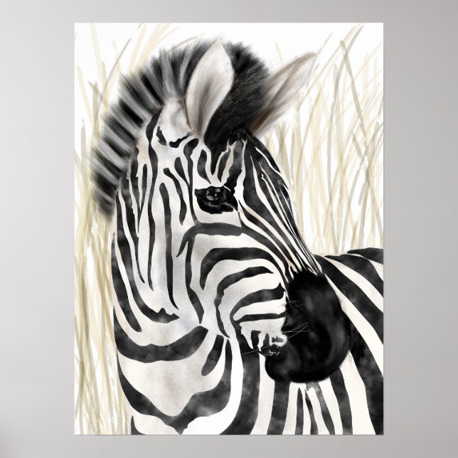 Zebra Wall Art Home Decor (Front)