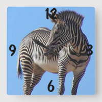Zebra Wall Clock