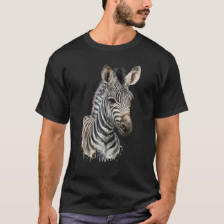 Zebra Watercolor T-Shirt