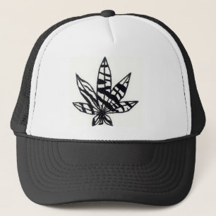 Zebra Weed Trucker Hat