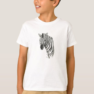 Zebra White & Black Ringer Tee