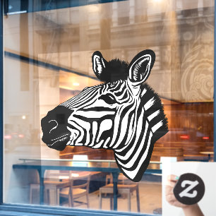 Zebra Window Cling