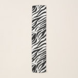 Zebra with DIY Background Colour Scarf<br><div class="desc">Scarf. Zebra with DIY background colour. A great accessory to add to your stylish fashion. ⭐99% of my designs in my store are done in layers. This makes it easy for you to resize and move the graphics and text around so that it will fit each product perfectly. 📌 (Please...</div>