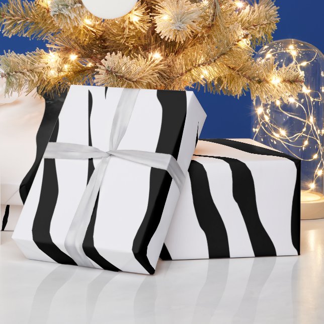 Zebra Wrapping Paper (Holidays)