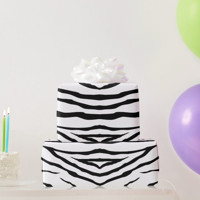 Zebra Wrapping Paper (Party Gifts)