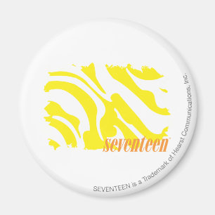 Zebra Yellow 2 Magnet