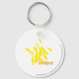 Zebra Yellow 3 Key Ring