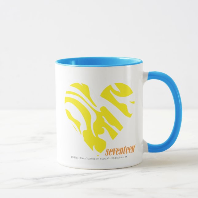 Zebra Yellow 4 Mug (Right)
