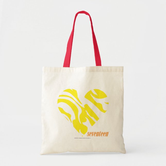 Zebra Yellow 4 Tote Bag (Front)