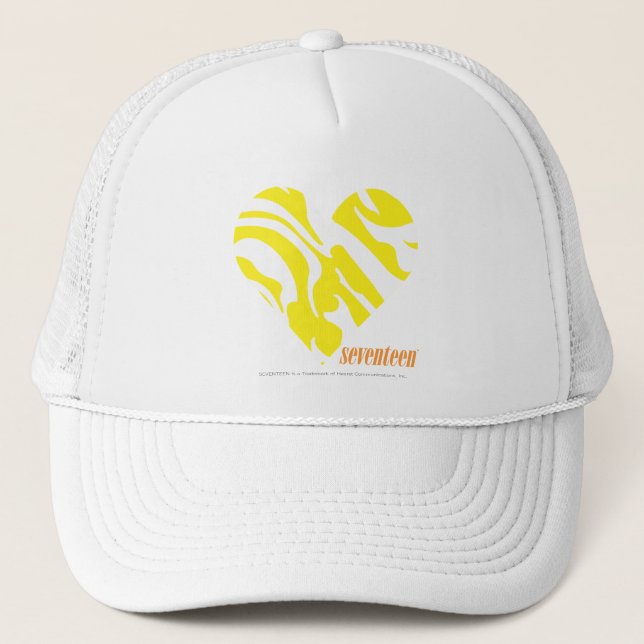 Zebra Yellow 4 Trucker Hat (Front)