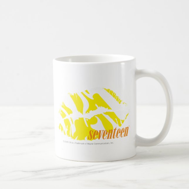 Zebra Yellow Coffee Mug (Right)