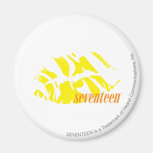 Zebra Yellow Magnet (Front)
