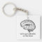 zebrafish on the brain keychain