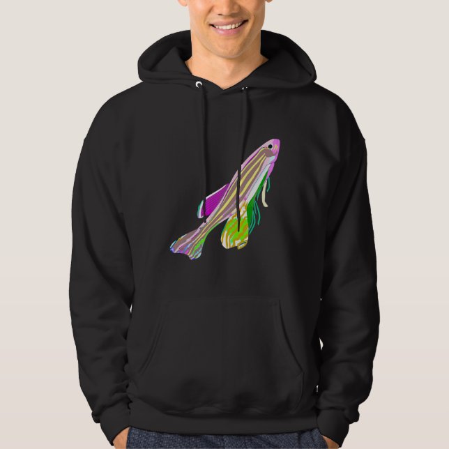 Zebrafish Zebra Fish Hoodie (Front)