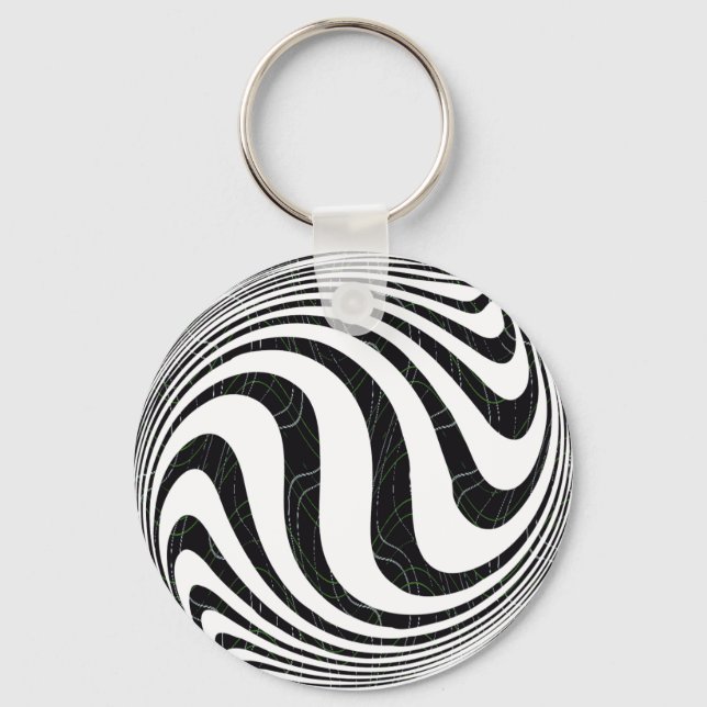 Zebraic Key Ring (Front)