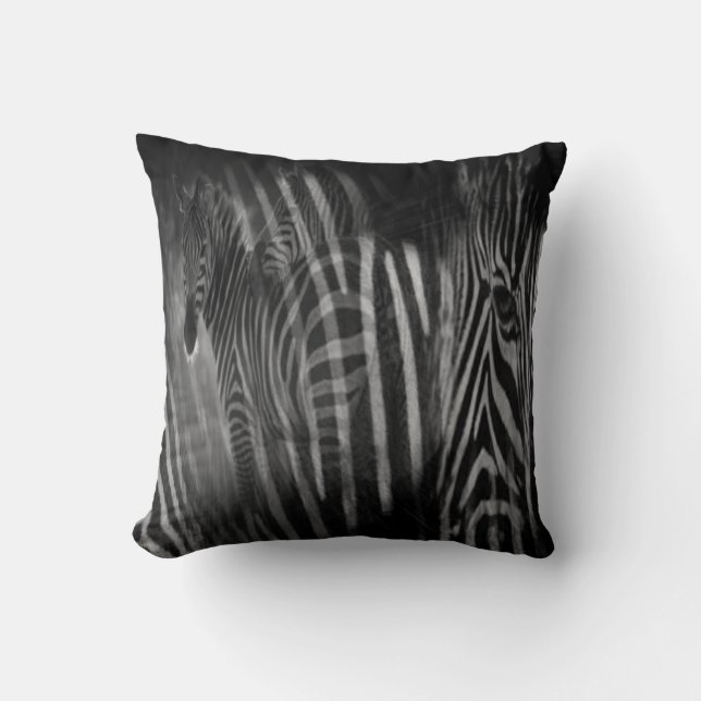 Zebras American MoJo Pillow (Front)