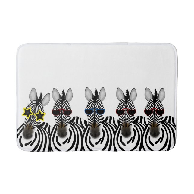 Zebras Bathmat (Front)