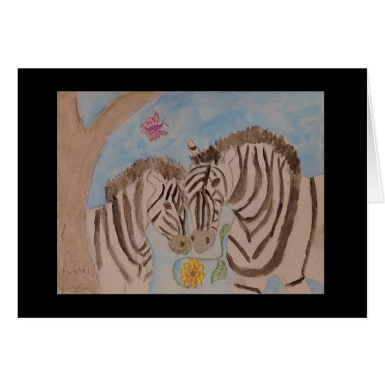 zebras card
