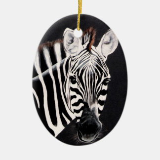 ZEBRAS CERAMIC TREE DECORATION