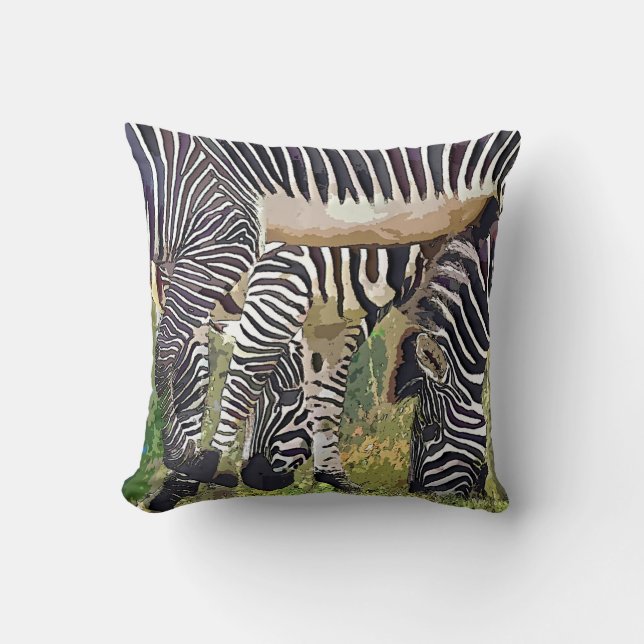 ZEBRAS CUSHION (Front)