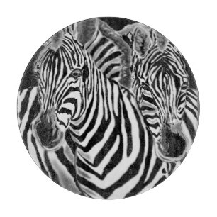 Zebras Cutting Board