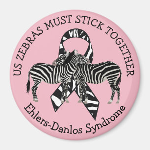 Zebras EDS Ehlers-Danlos syndrome Magnet