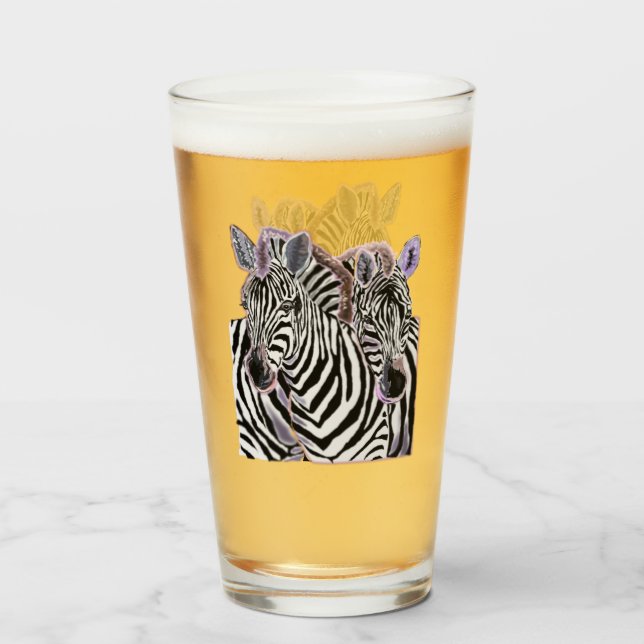 Zebras Glass (Back Filled)