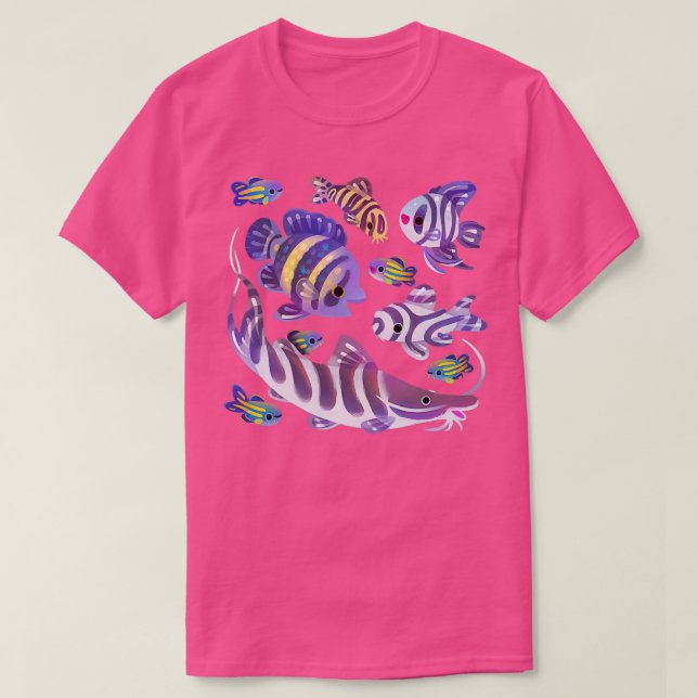 Zebras in freshwater T-Shirt (Design Front)