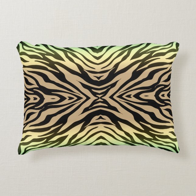 Zebras in the Forest Decorative Cushion (Front)