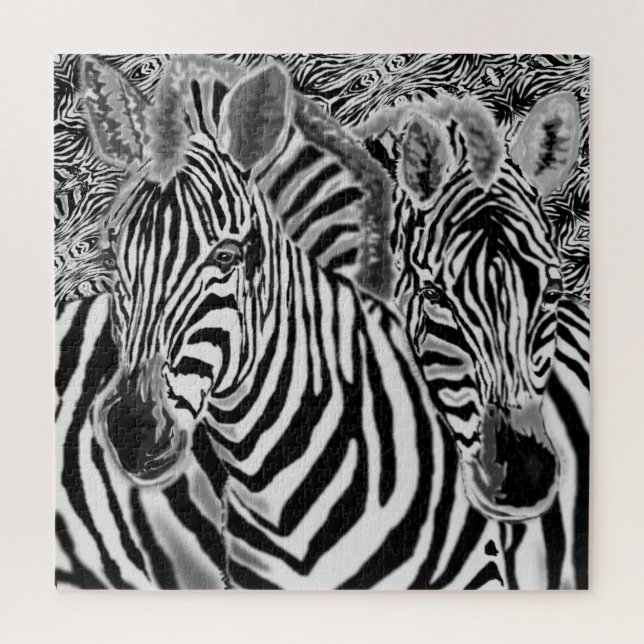 zebras jigsaw puzzle (Vertical)