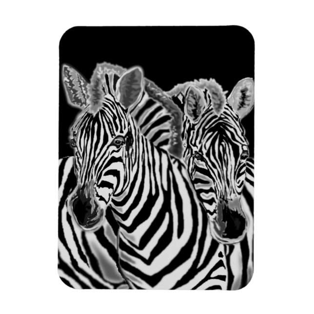 Zebras Magnet (Vertical)